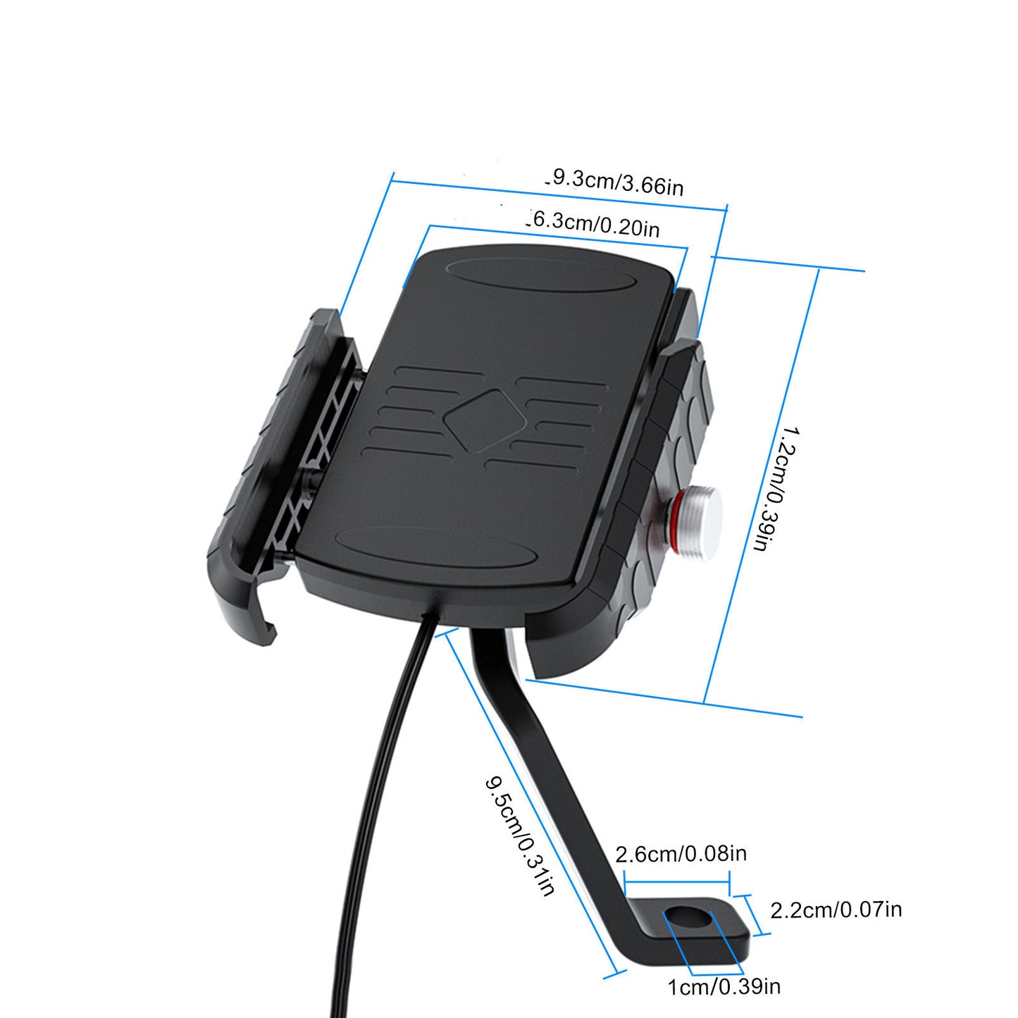 Wireless Charging Phone Holder For Motorcycle