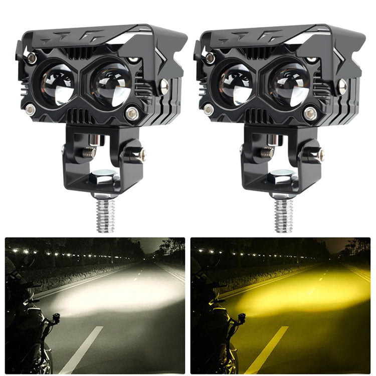 Motorcycle Light Two-color Lens Headlight