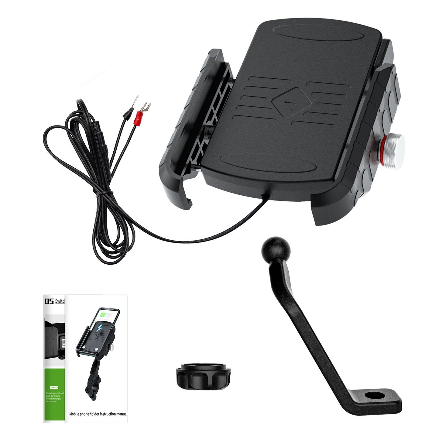 Wireless Charging Phone Holder For Motorcycle